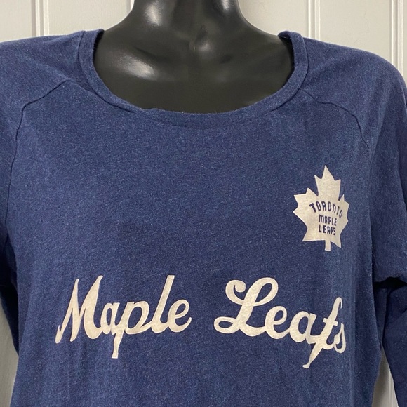 Roots Blue Toronto Maple Leafs LS Tee, S - Picture 3 of 13